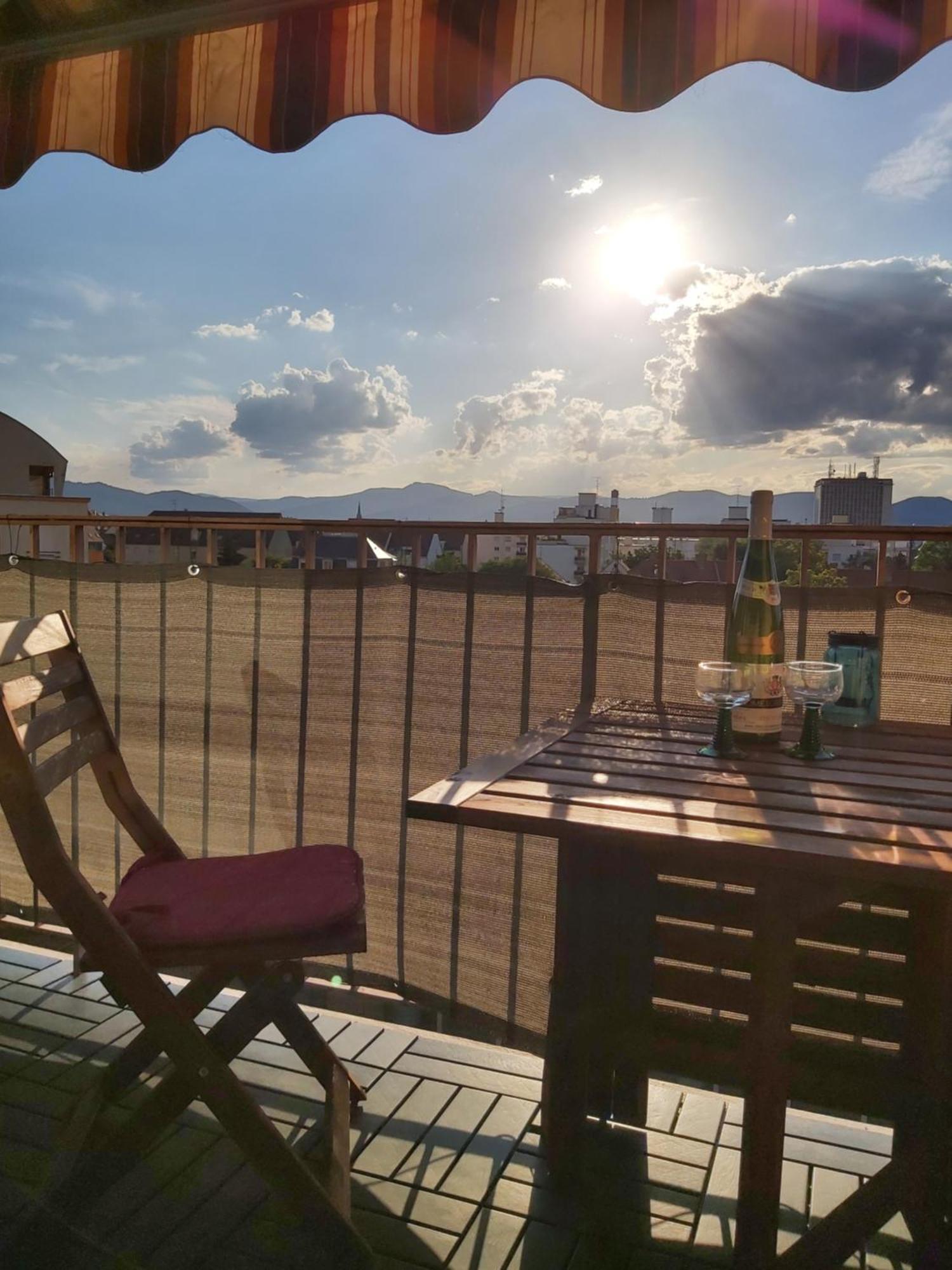 Le Marcellin Colmar - Garage - Terrasse Lejlighed Eksteriør billede